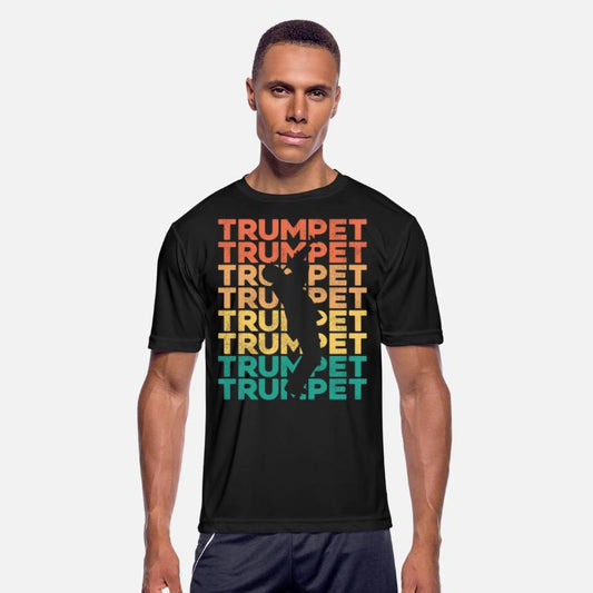 Trumpet Player Retro Vintage