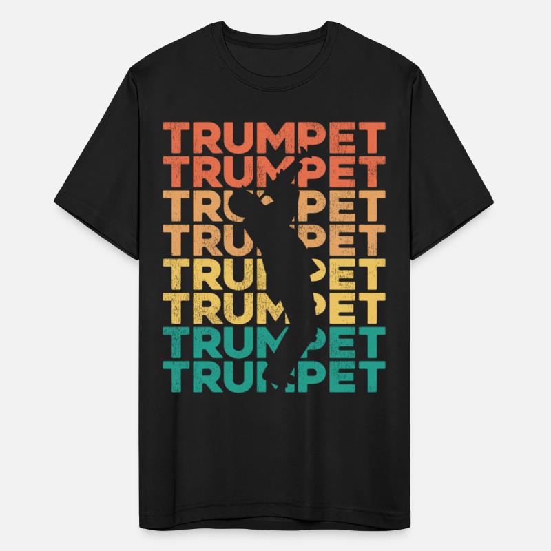 Trumpet Player Retro Vintage