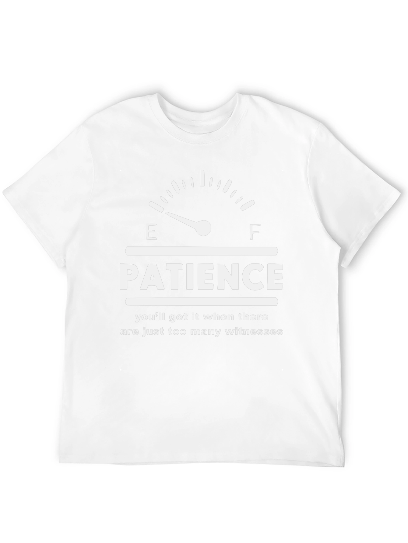 Patience Gauge Graphic T-Shirt