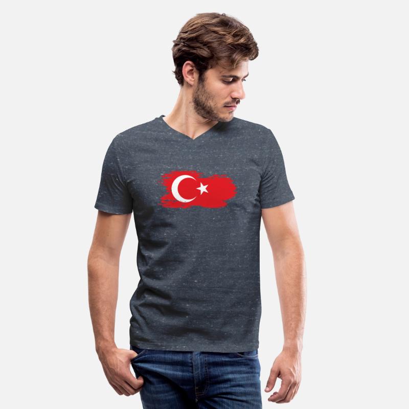 Turkey - national flag, brush effect
