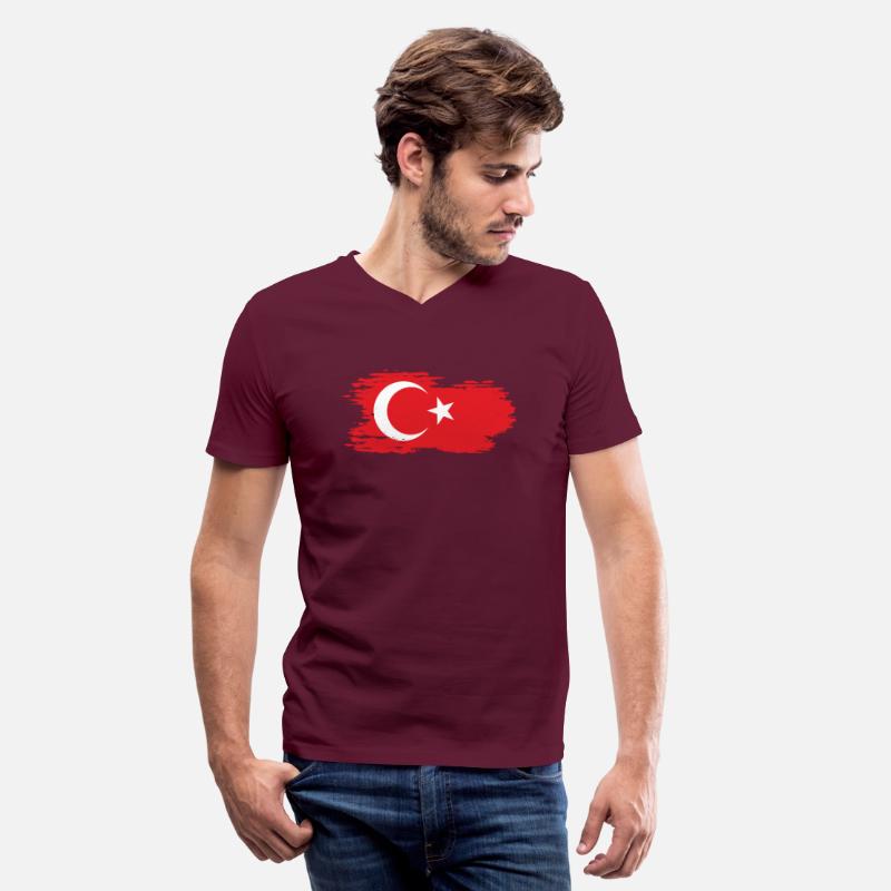 Turkey - national flag, brush effect