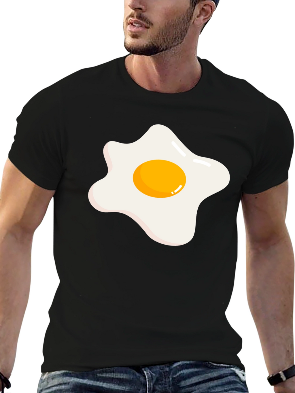 Fried Egg Graphic Tee - Funny Breakfast T-Shirt