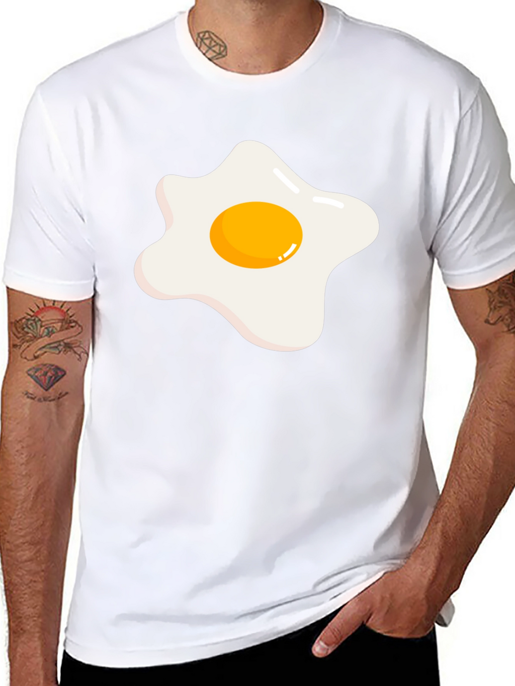 Fried Egg Graphic Tee - Funny Breakfast T-Shirt