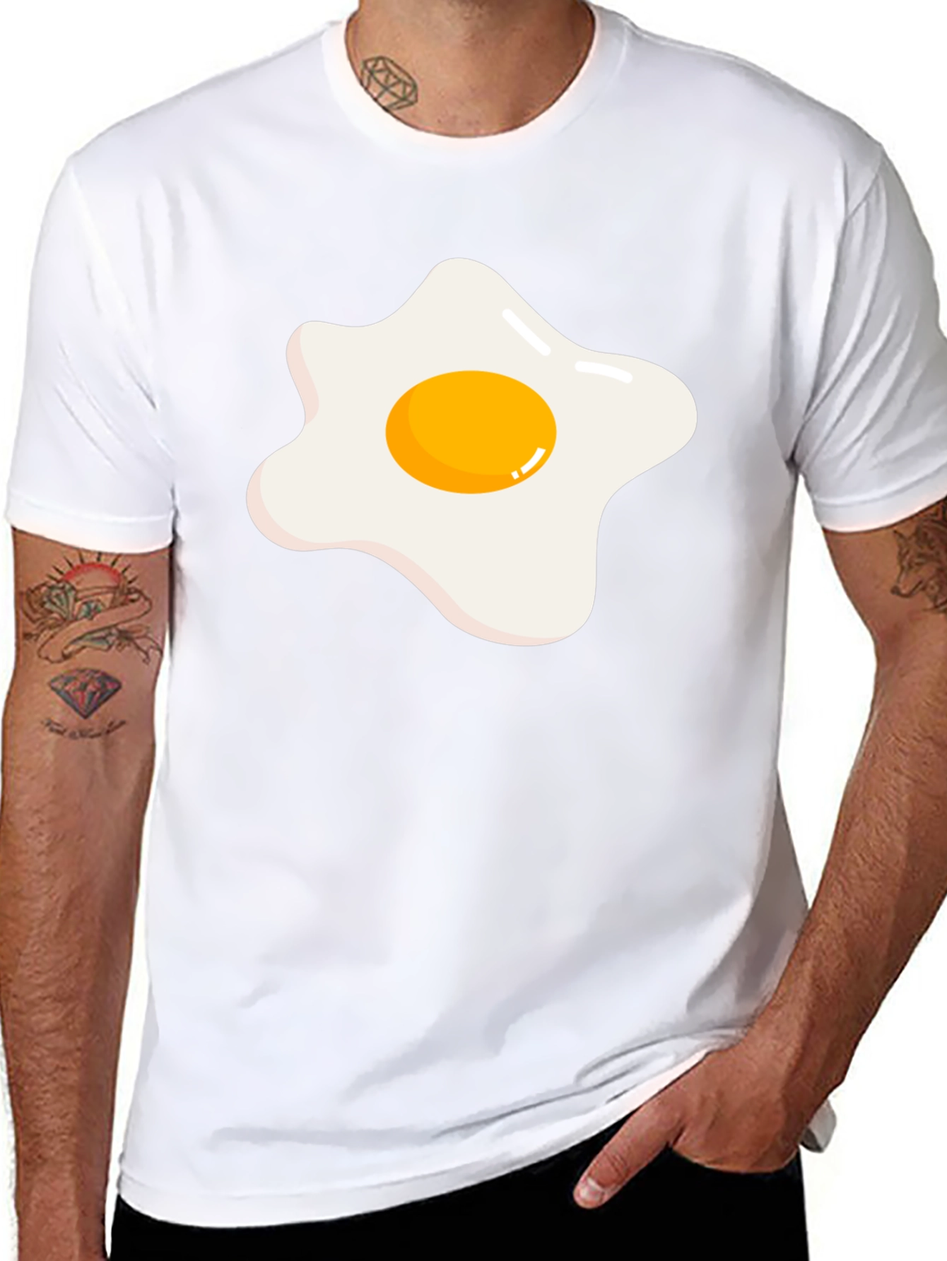 Fried Egg Graphic Tee - Funny Breakfast T-Shirt