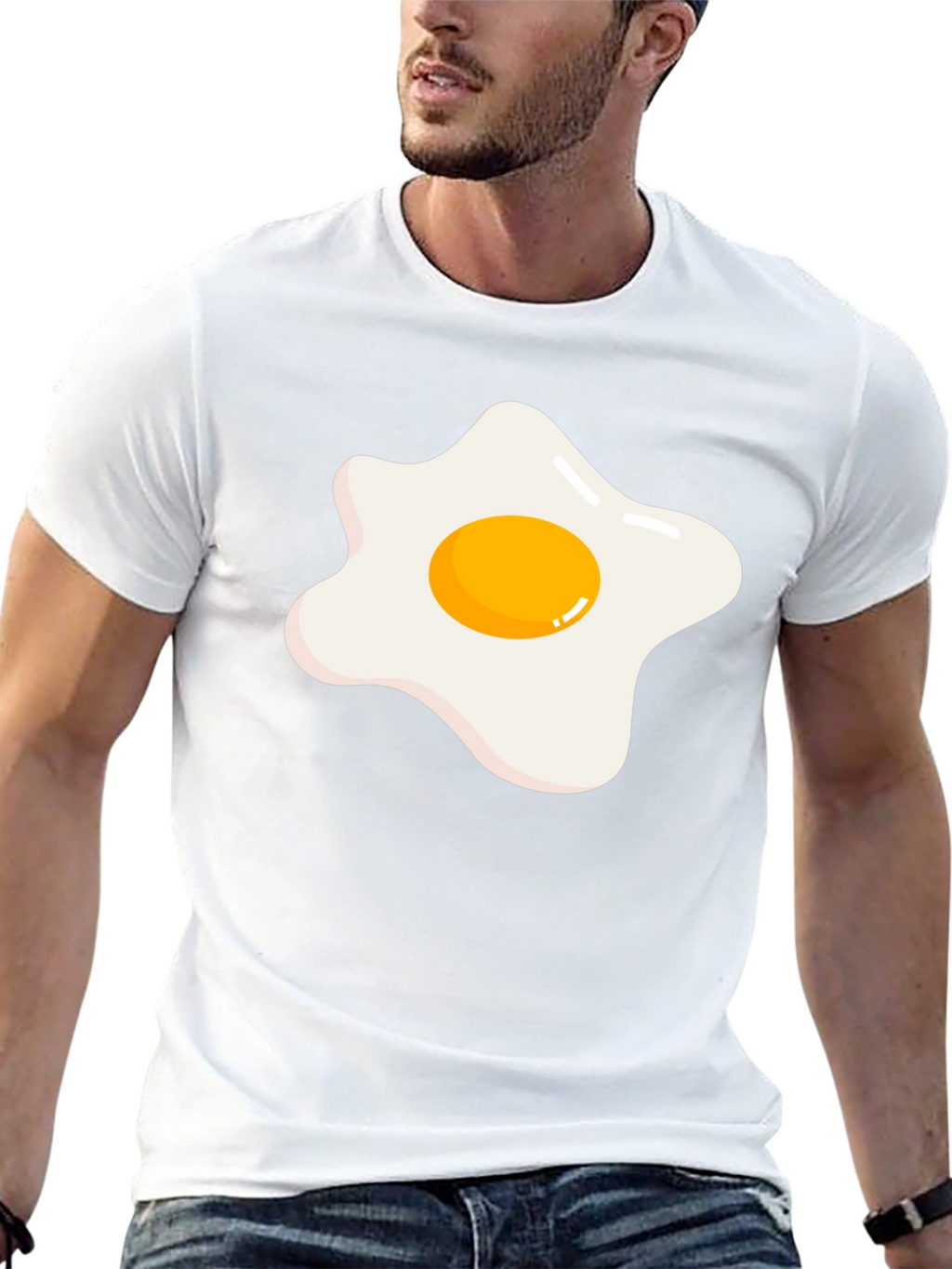 Fried Egg Graphic Tee - Funny Breakfast T-Shirt