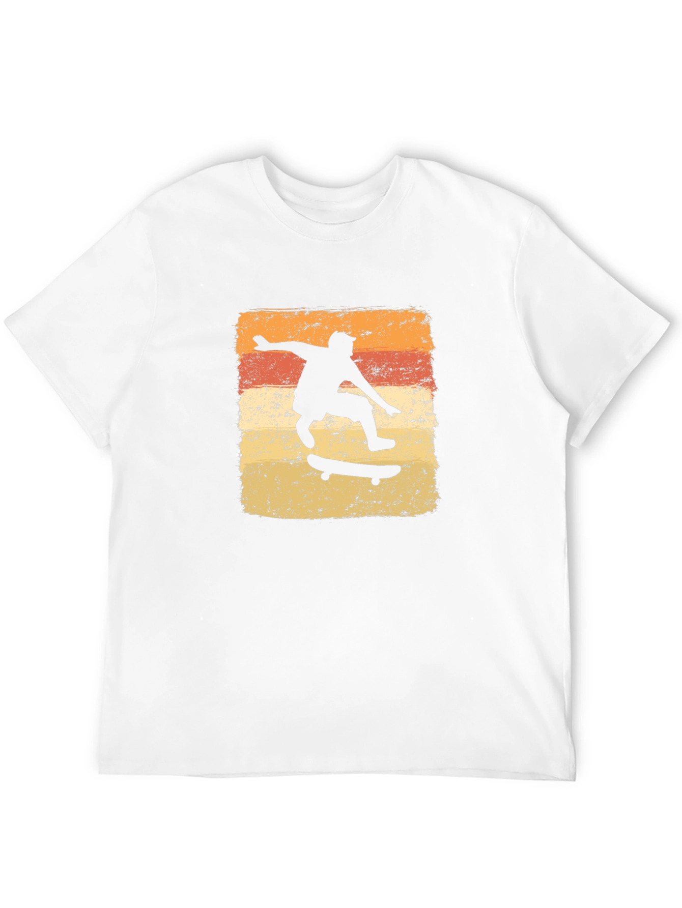 Skateboarding Retro Graphic Tee - Black