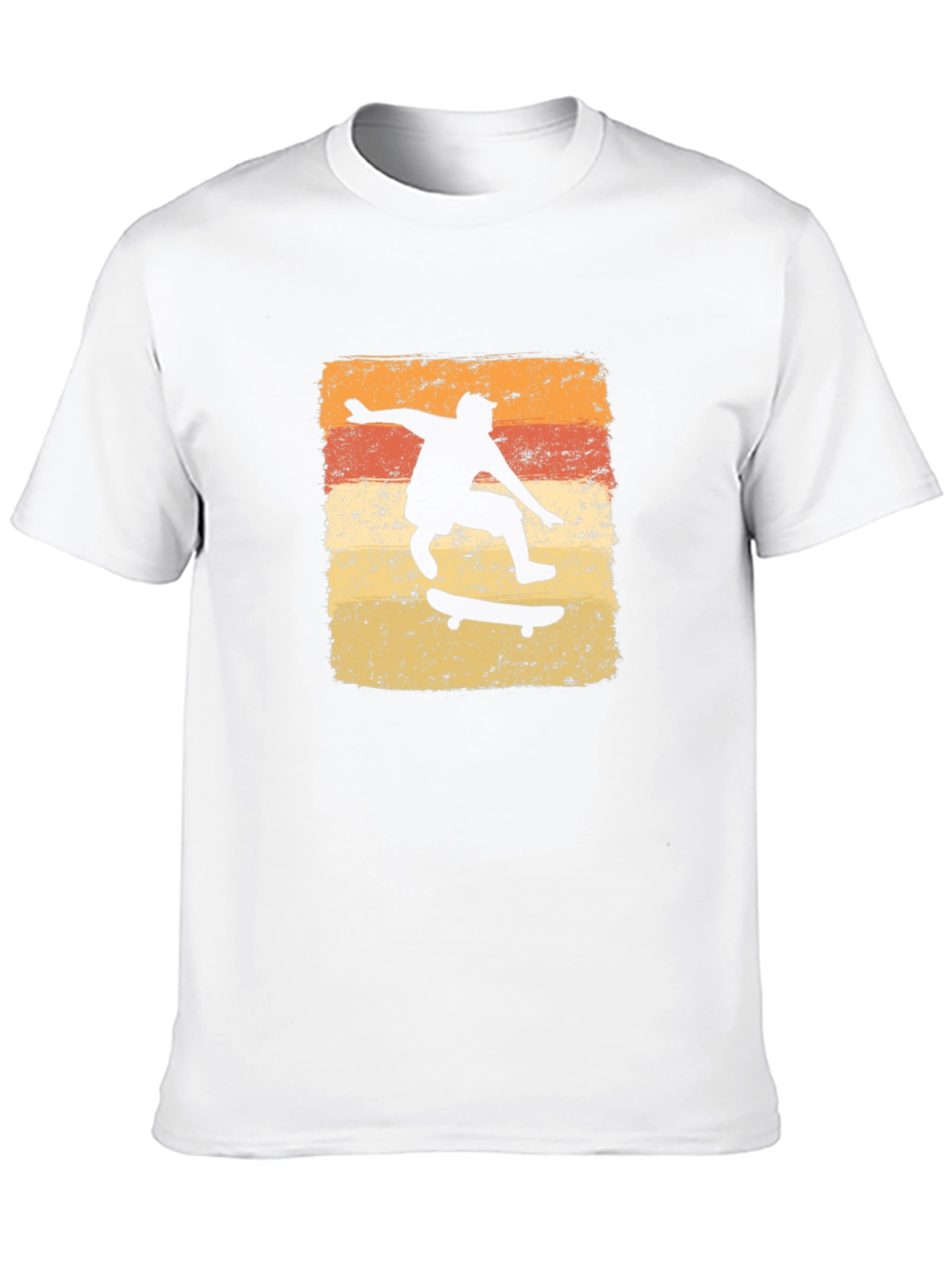 Skateboarding Retro Graphic Tee - Black