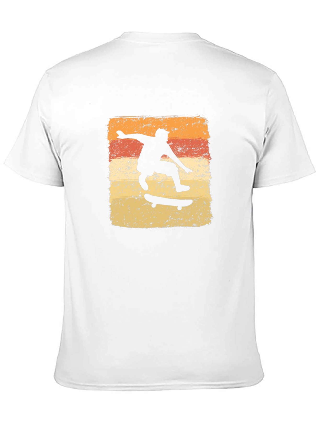 Skateboarding Retro Graphic Tee - Black