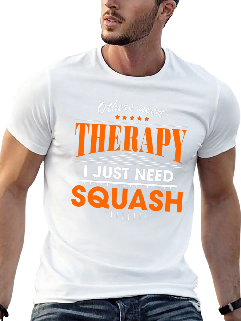 Squash Therapy T-Shirt - Funny Sports Tee