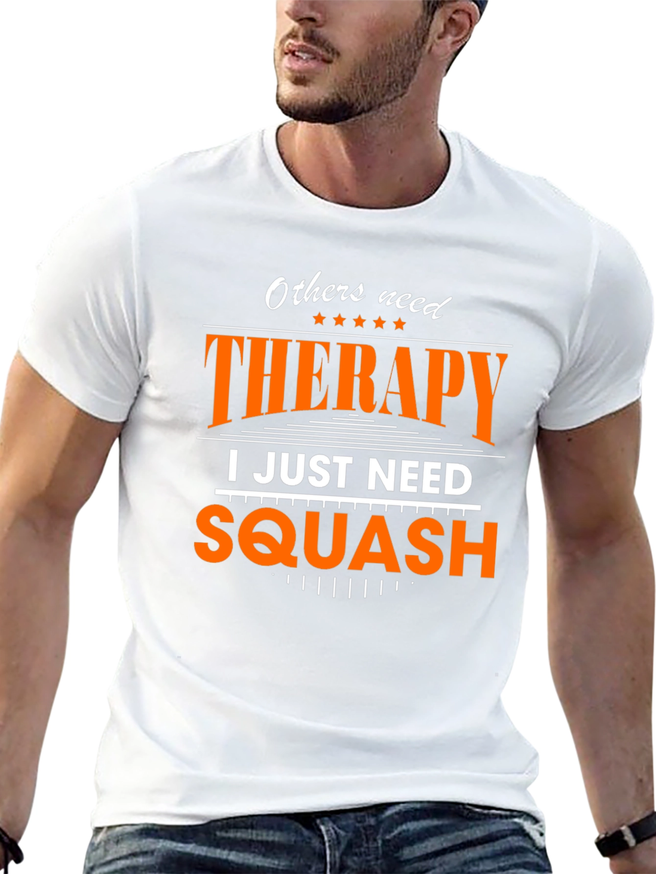 Squash Therapy T-Shirt - Funny Sports Tee