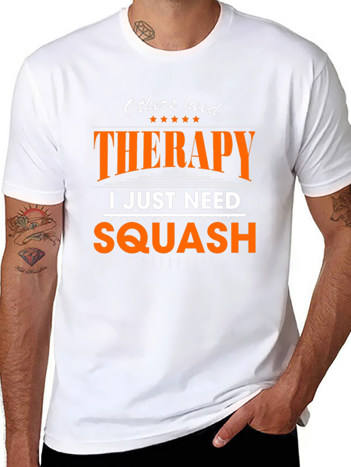 Squash Therapy T-Shirt - Funny Sports Tee