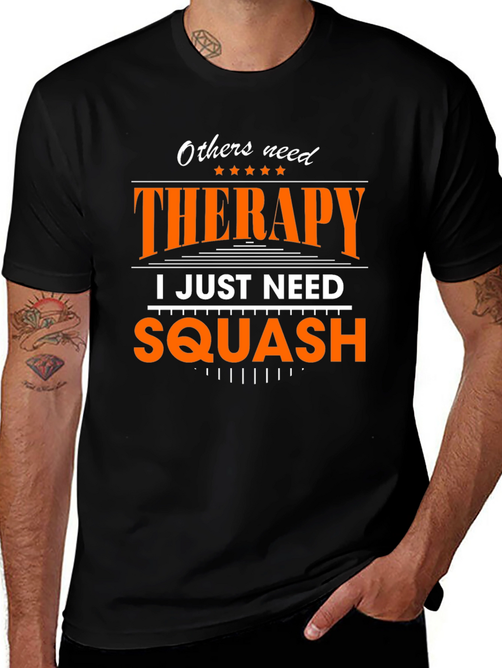 Squash Therapy T-Shirt - Funny Sports Tee