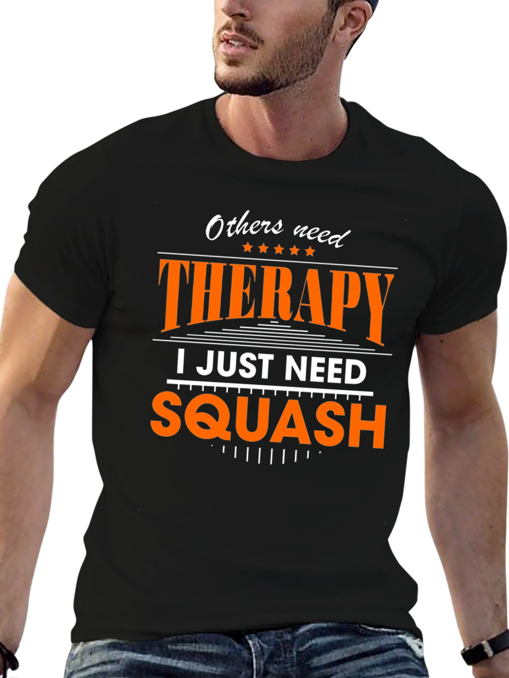 Squash Therapy T-Shirt - Funny Sports Tee