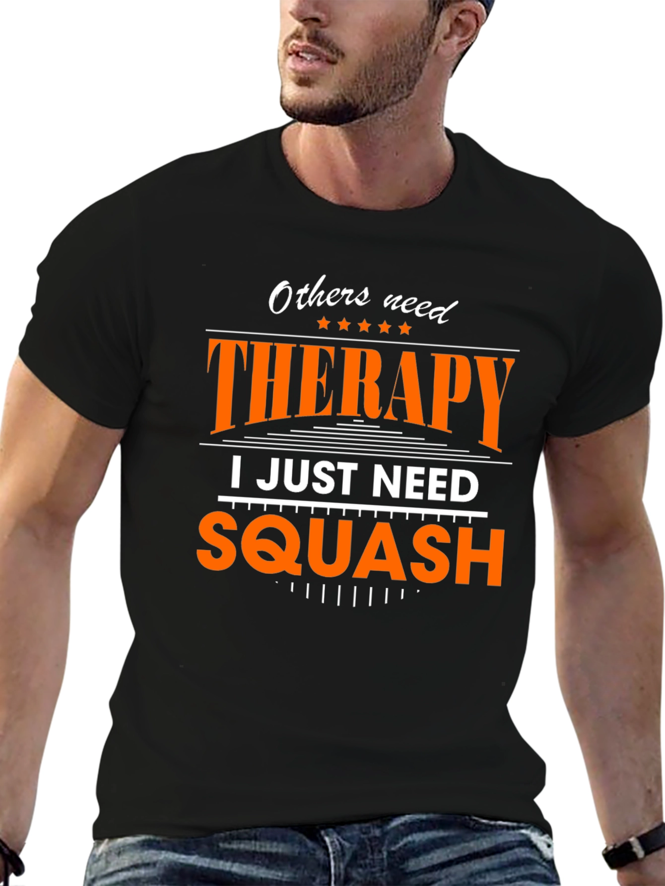 Squash Therapy T-Shirt - Funny Sports Tee