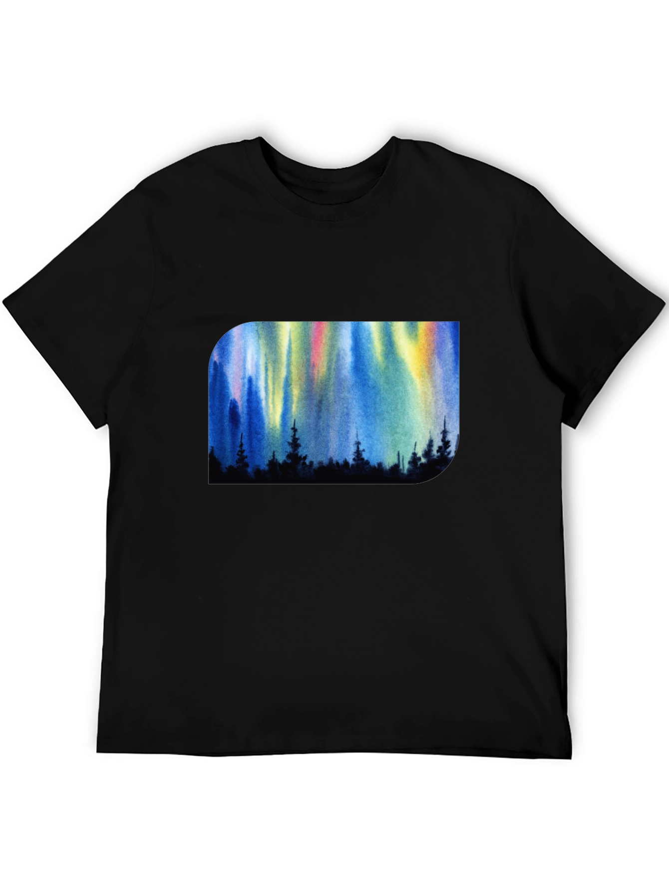 Aurora Borealis Graphic Tee - Northern Lights Shirt