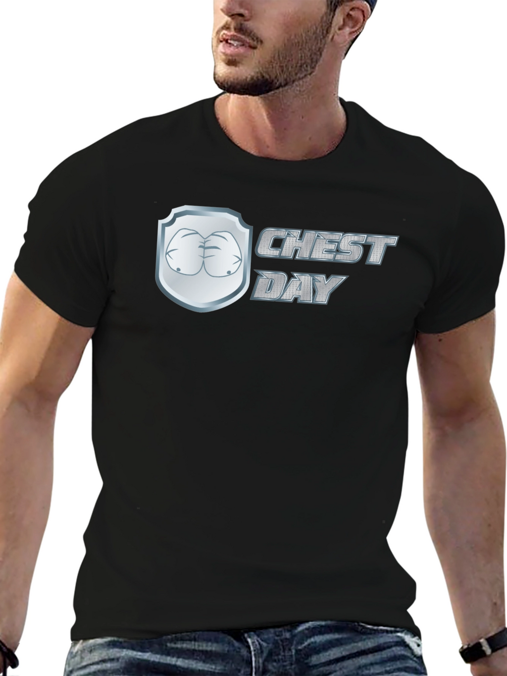 Chest Day Mens Graphic T-Shirt