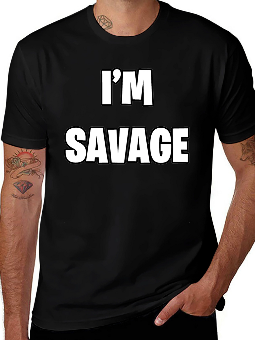 Im Savage Black T-Shirt