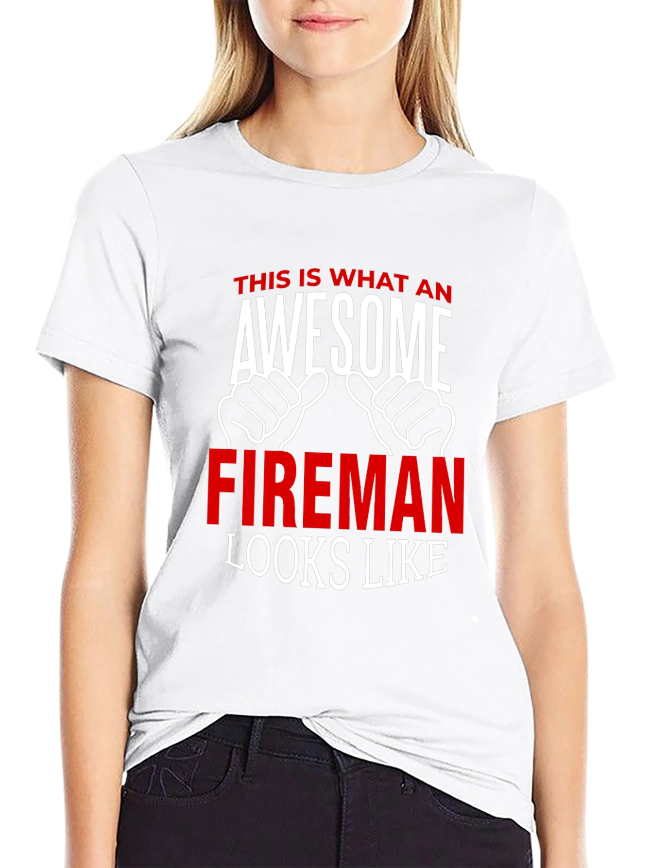 Awesome Fireman T-Shirt - Firefighter Gift