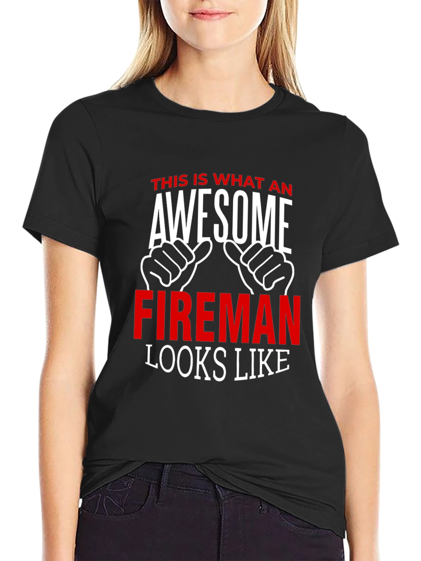 Awesome Fireman T-Shirt - Firefighter Gift