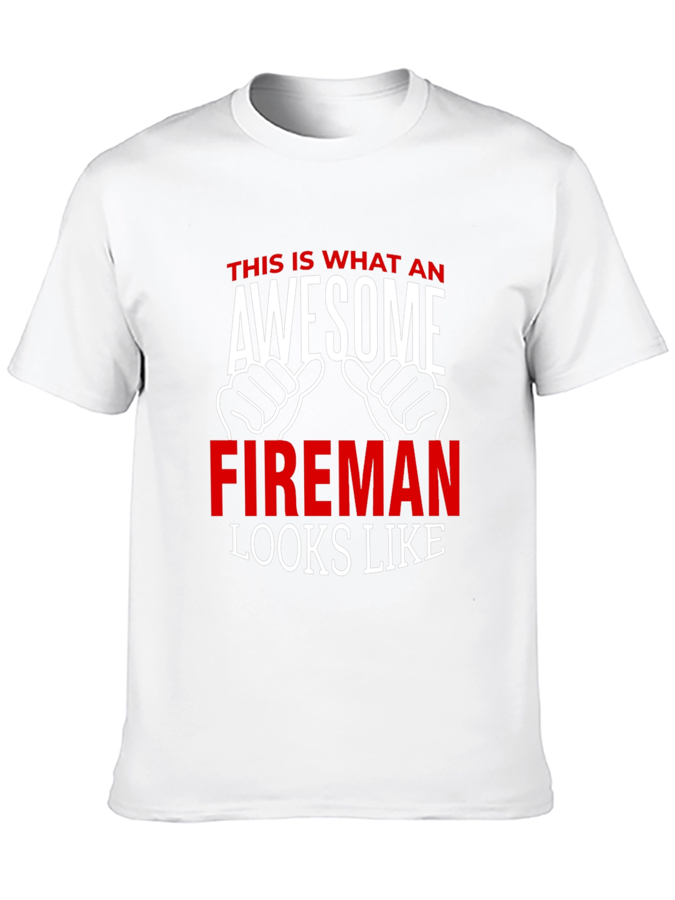 Awesome Fireman T-Shirt - Firefighter Gift