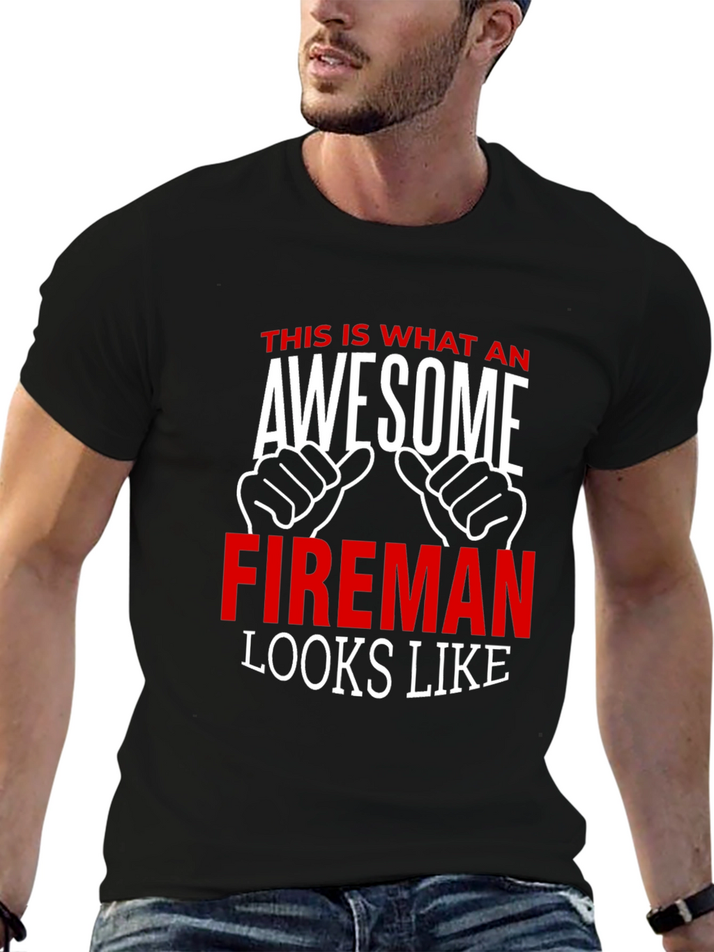 Awesome Fireman T-Shirt - Firefighter Gift