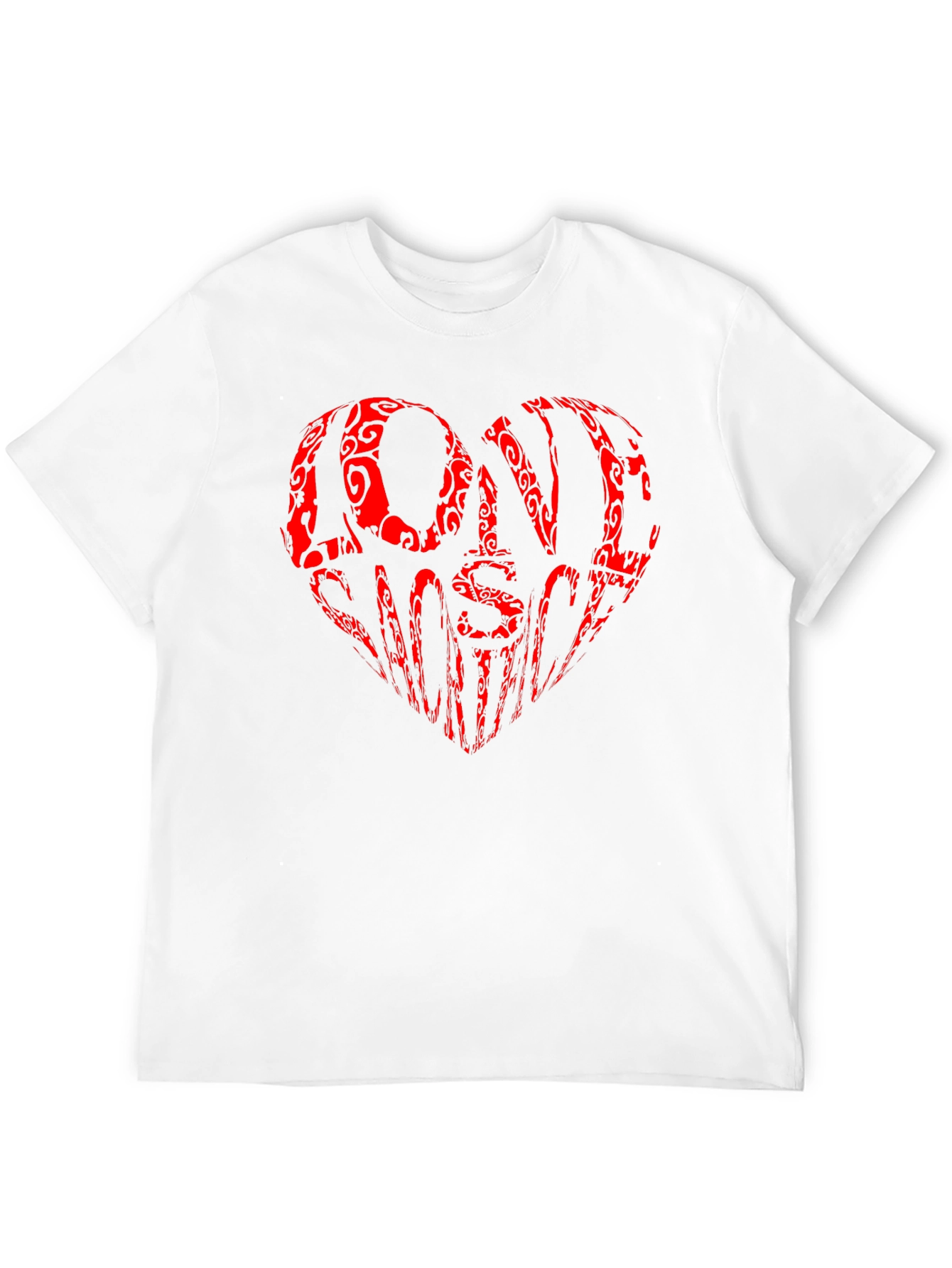 Love Wins Heart Graphic Tee - Black Cotton Shirt