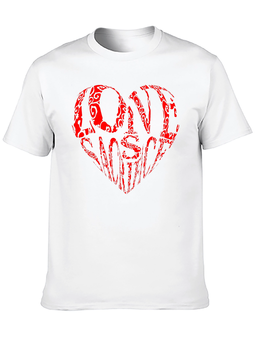 Love Wins Heart Graphic Tee - Black Cotton Shirt