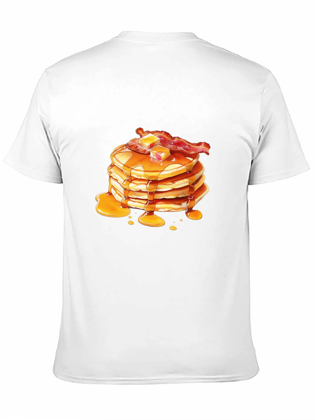 Pancakes & Bacon Graphic Tee - Breakfast Lovers T-Shirt
