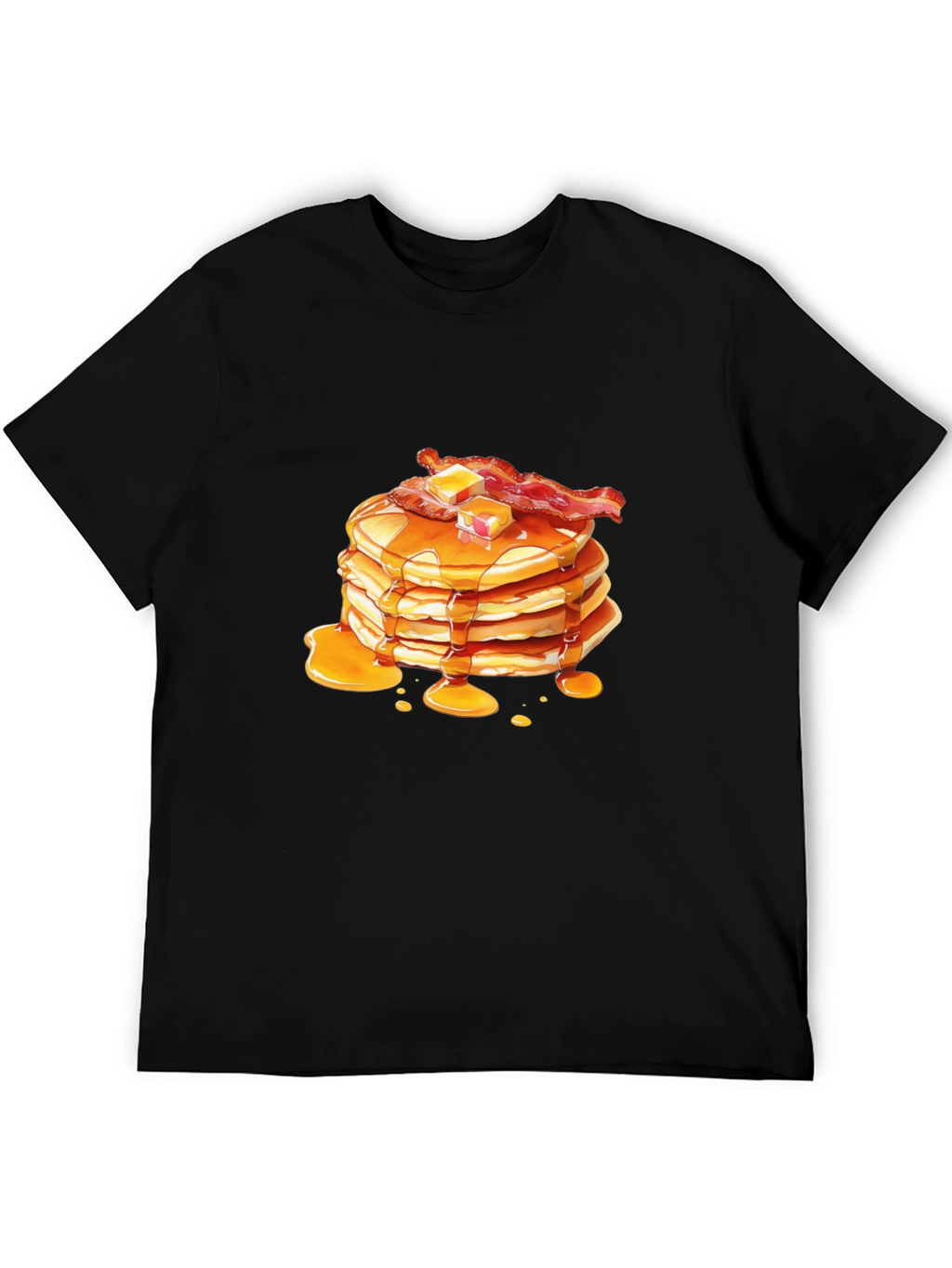 Pancakes & Bacon Graphic Tee - Breakfast Lovers T-Shirt