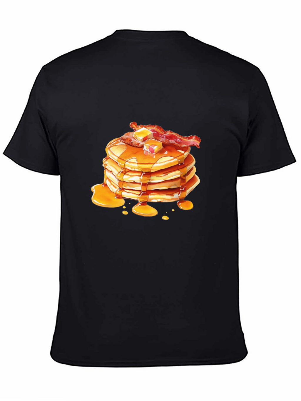 Pancakes & Bacon Graphic Tee - Breakfast Lovers T-Shirt