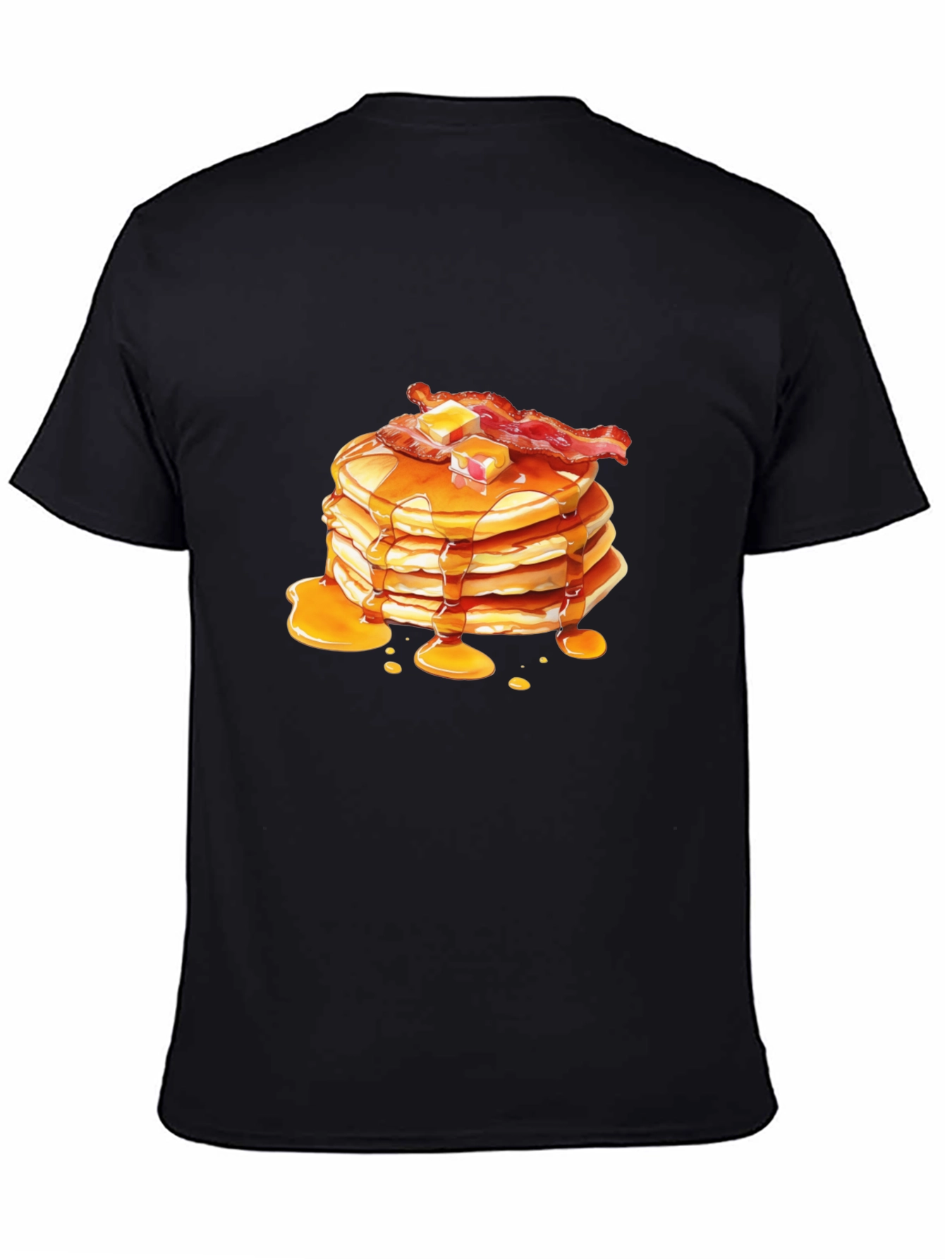 Pancakes & Bacon Graphic Tee - Breakfast Lovers T-Shirt