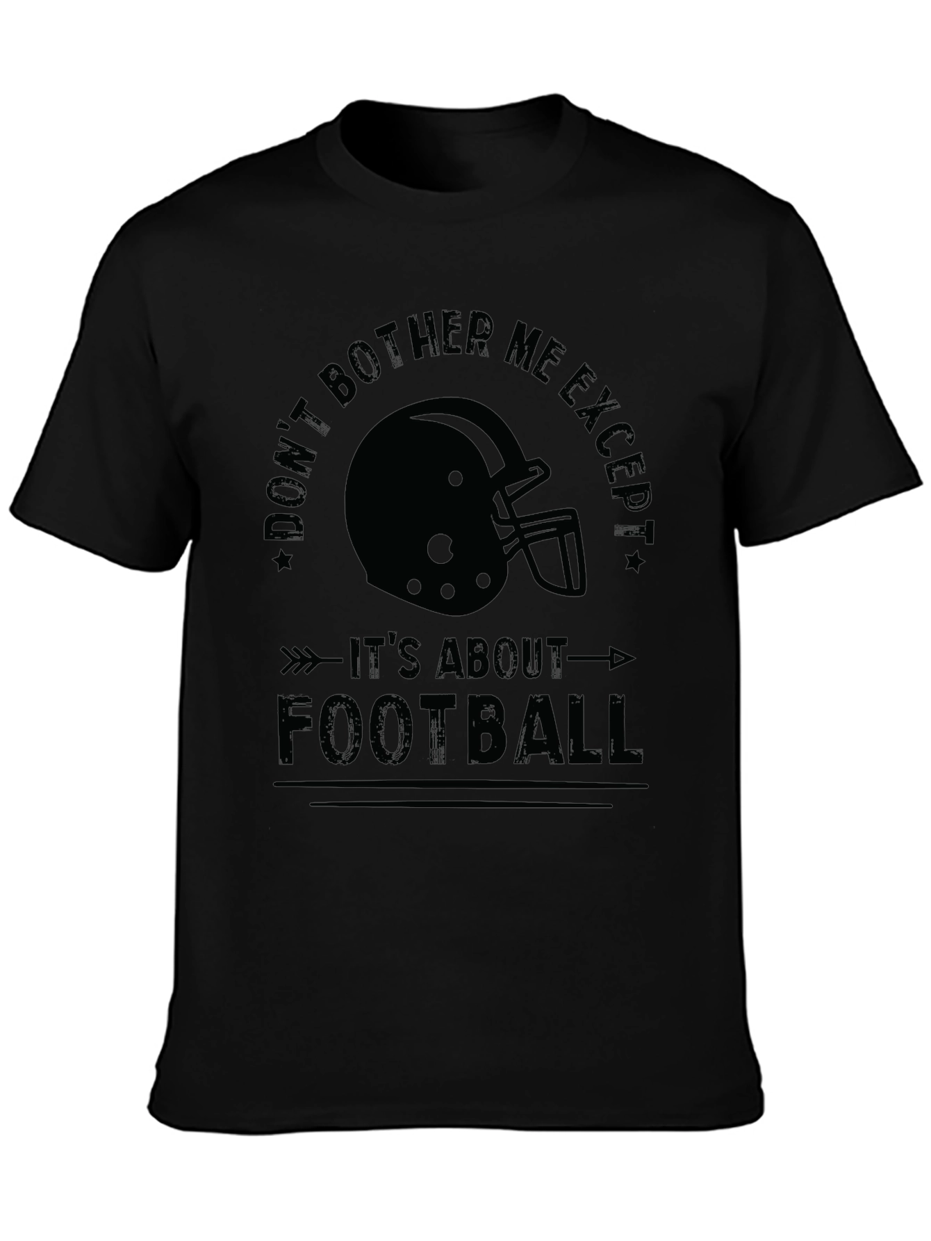 Football T-Shirt - Dont Bother Me Except Its About Football Tee