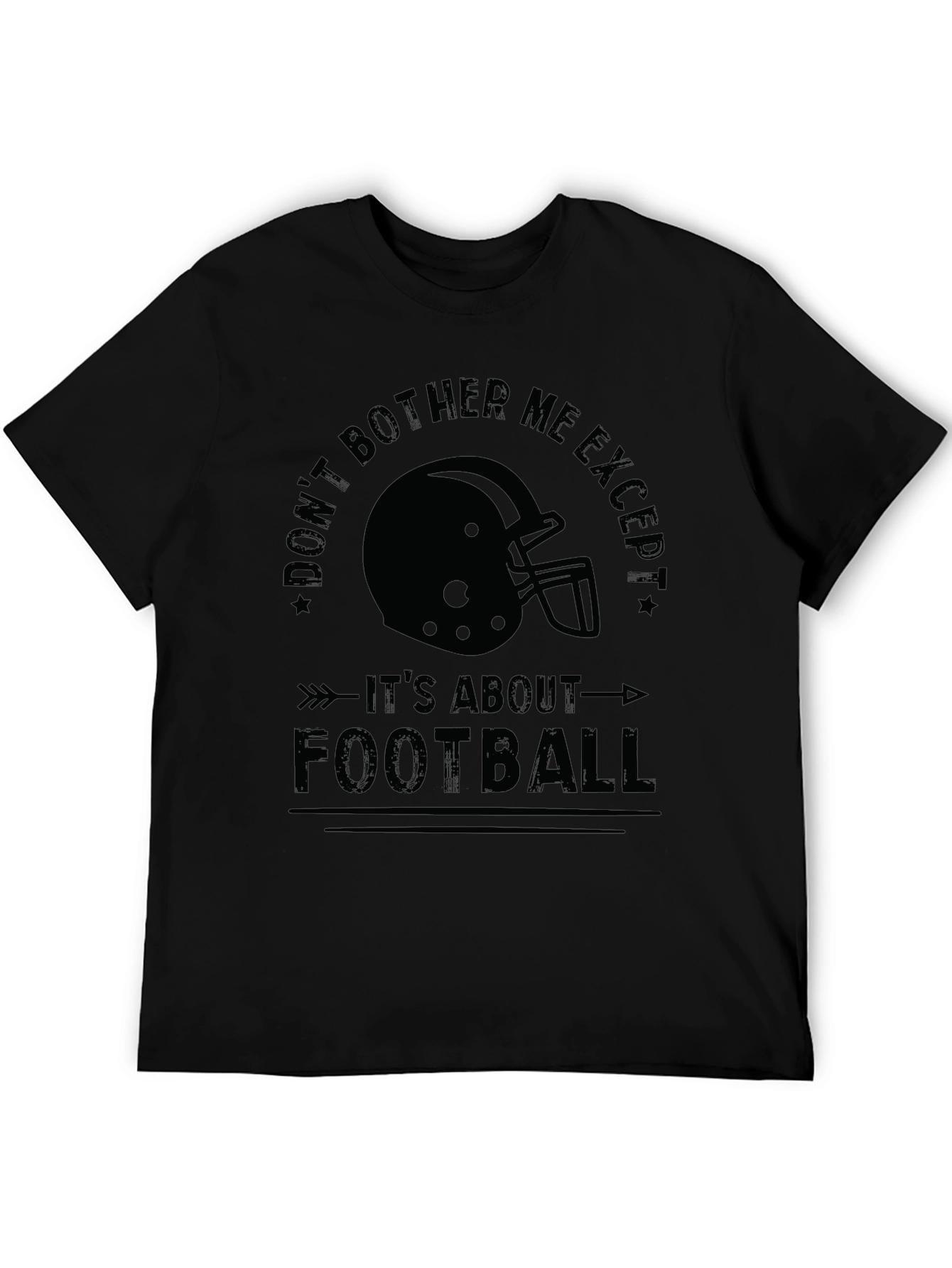 Football T-Shirt - Dont Bother Me Except Its About Football Tee
