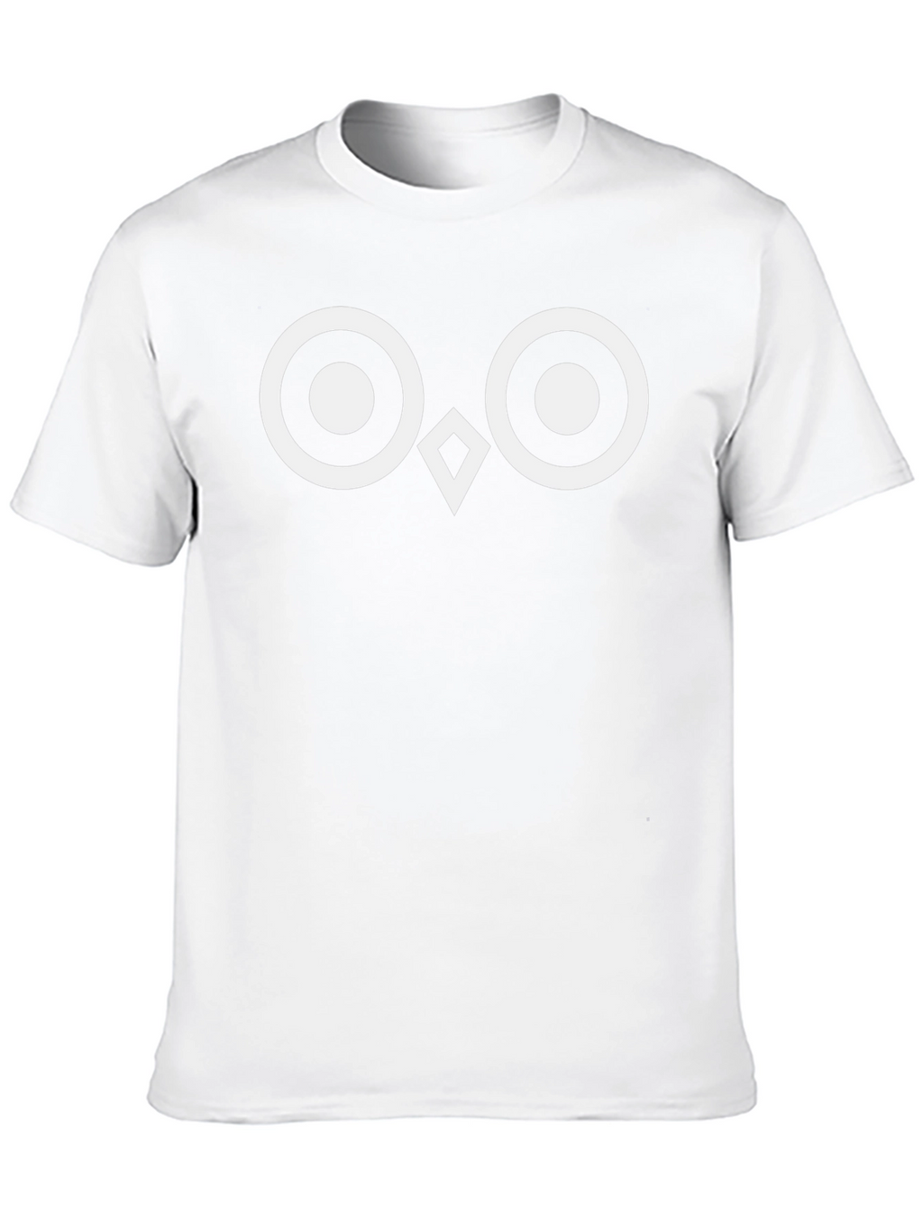 Owl Eyes Graphic Tee - Black Cotton T-Shirt