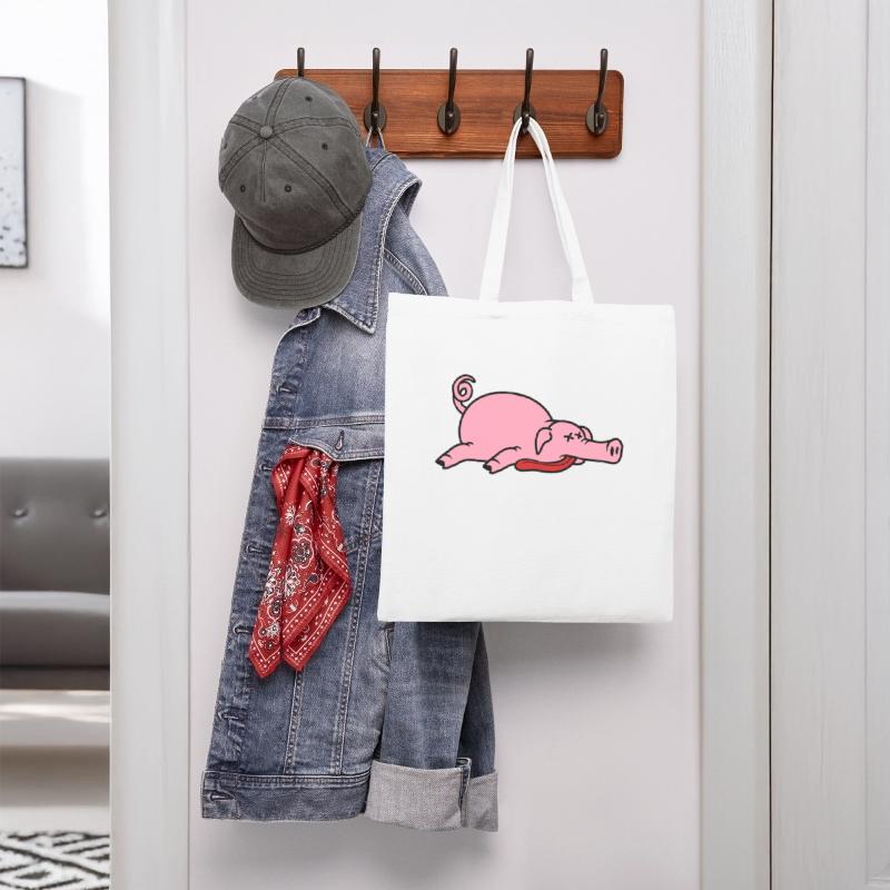 Unconscious dead pig barbecue food meat funny