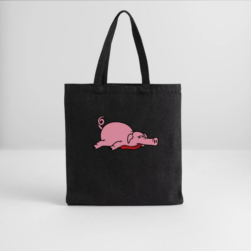 Unconscious dead pig barbecue food meat funny