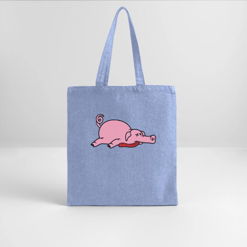 Unconscious dead pig barbecue food meat funny