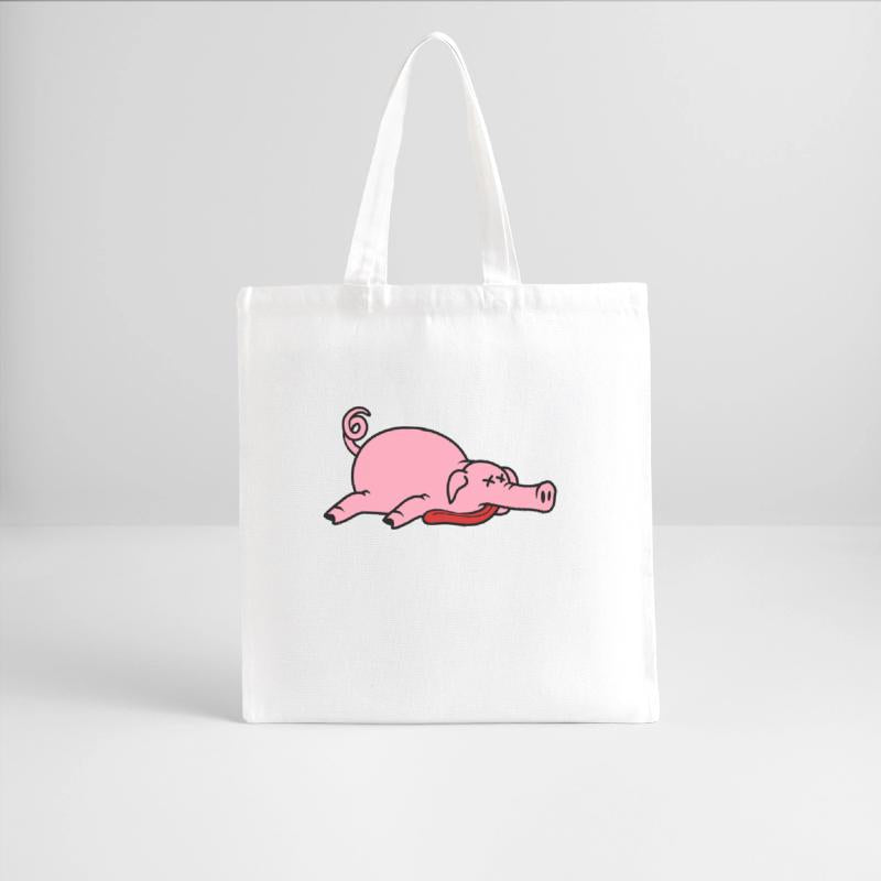 Unconscious dead pig barbecue food meat funny