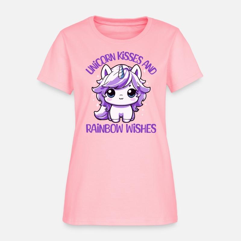 Unicorn kisses and Rainbow wishes Child Shirt