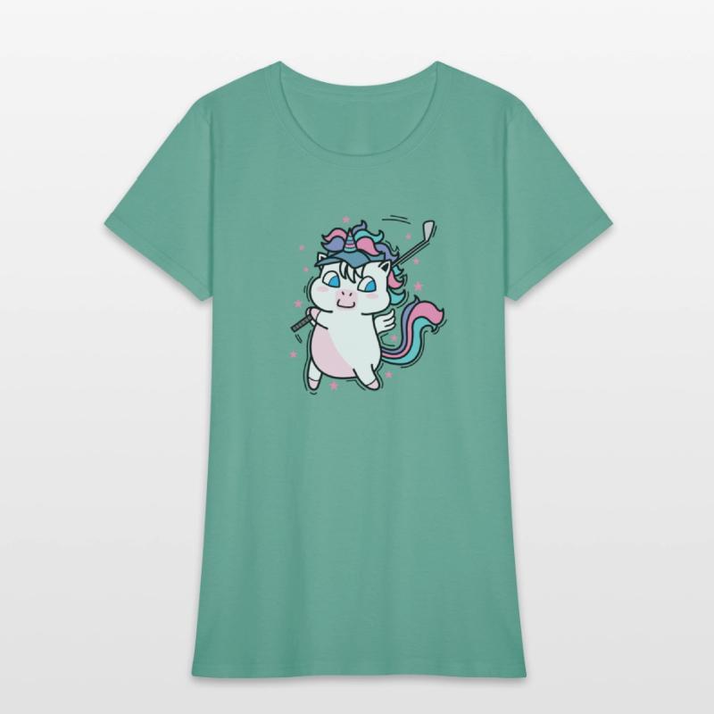 Unicorn playing Golf Fabulous Creature Sport