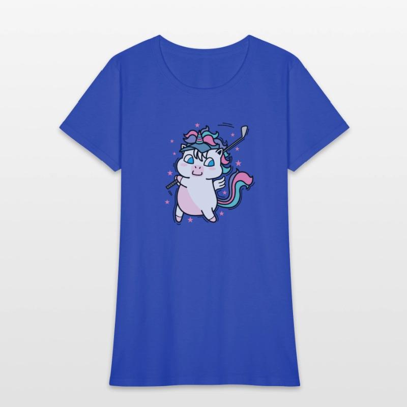 Unicorn playing Golf Fabulous Creature Sport