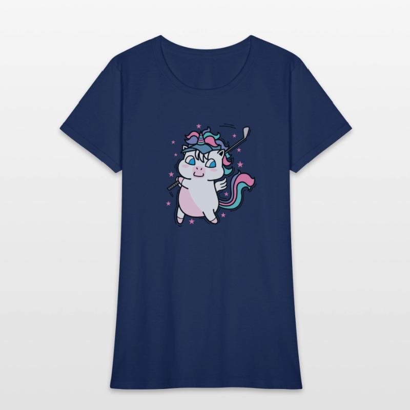 Unicorn playing Golf Fabulous Creature Sport