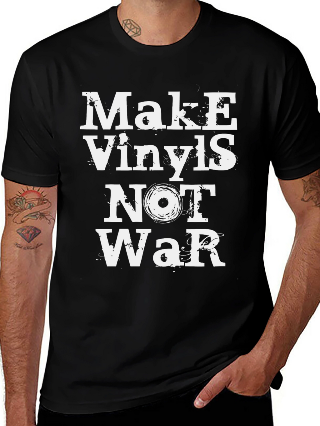 Make Vinyls Not War Graphic Tee