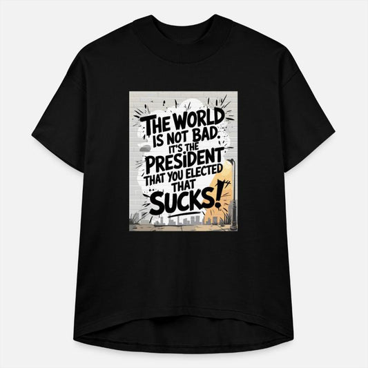 Urban Protest. “The World Is Not Bad” Graffiti Sta