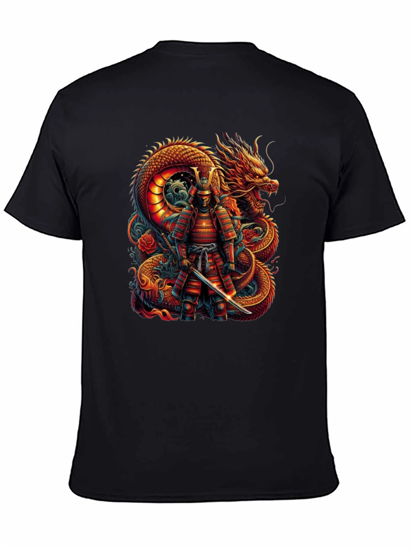Dragon Samurai Graphic Tee