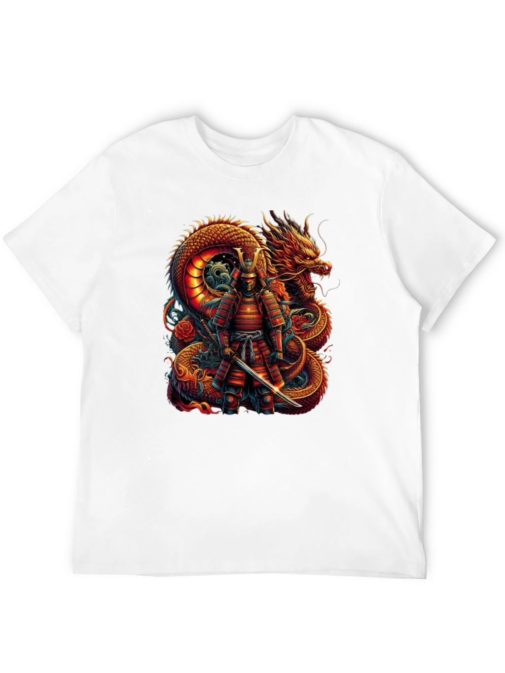 Dragon Samurai Graphic Tee
