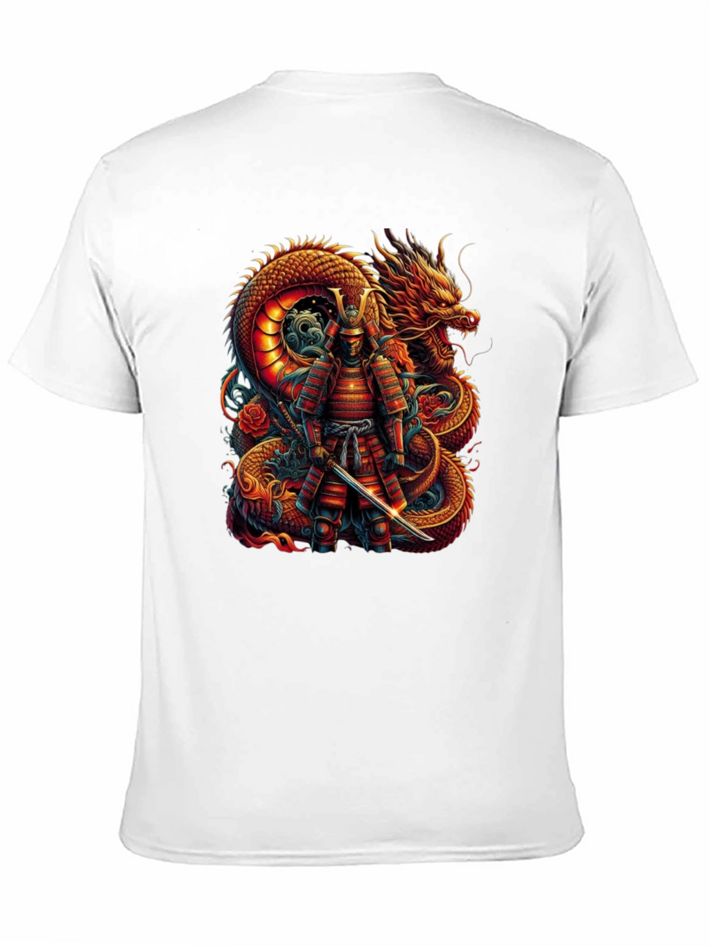 Dragon Samurai Graphic Tee