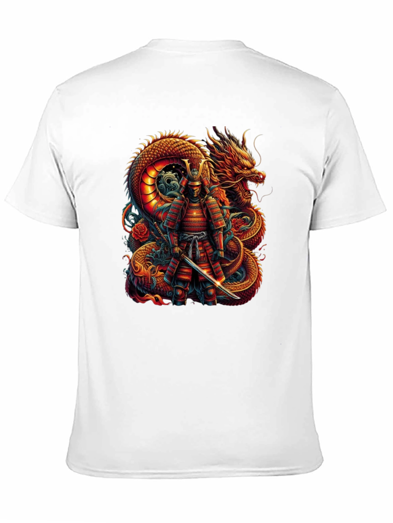Dragon Samurai Graphic Tee