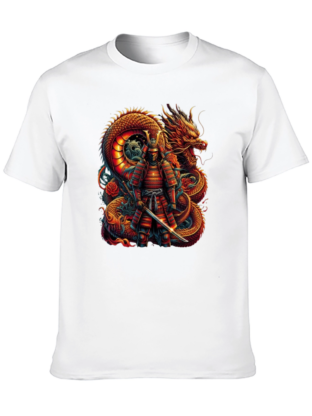 Dragon Samurai Graphic Tee