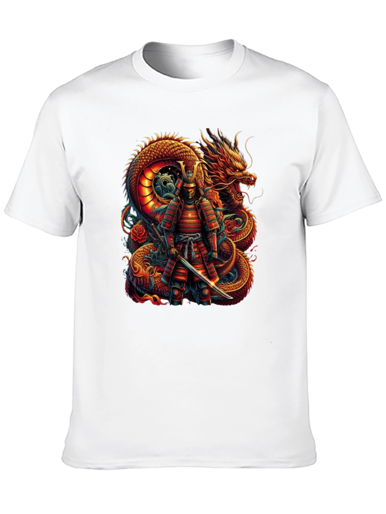 Dragon Samurai Graphic Tee